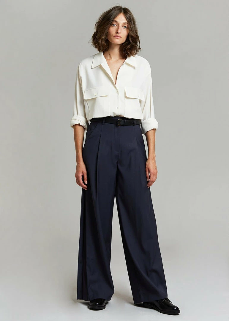 Buy π The Frankie Shop Opal Blouse - Cream CLOTHING π 3 The Frankie Shop Opal Blouse - Cream CLOTHING