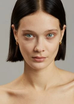 Otiumberg Mini Graduated Hoops - Gold ACCESSORIES