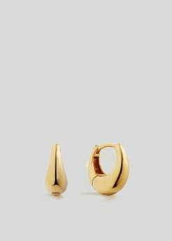 Otiumberg Mini Graduated Hoops - Gold ACCESSORIES