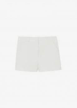 The Frankie Shop CLOTHING Palma Linen Shorts - Oat Melange