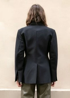 The Frankie Shop Colette Hourglass Blazer - Black CLOTHING
