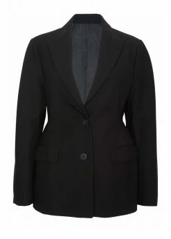 The Frankie Shop Colette Hourglass Blazer - Black CLOTHING