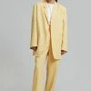 The Frankie Shop Pernille Boy Blazer - Banana CLOTHING
