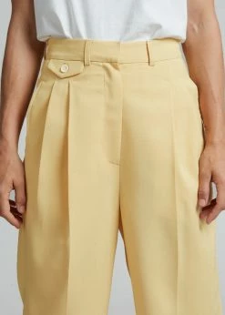 The Frankie Shop CLOTHING Pernille Boy Pants - Banana