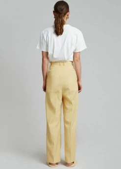 The Frankie Shop CLOTHING Pernille Boy Pants - Banana