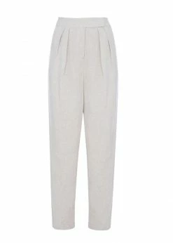 Outlet π The Frankie Shop Pace Pleated Linen Blend Pants - Sand β¨ 15 The Frankie Shop Pace Pleated Linen Blend Pants - Sand