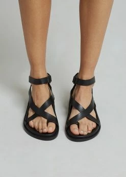 Porte & Paire X TFS Cross Sandal - Black SHOES