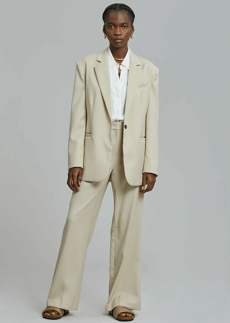 New π Ouppt CLOTHING Powana Blazer - Beige π 9 Ouppt CLOTHING Powana Blazer - Beige