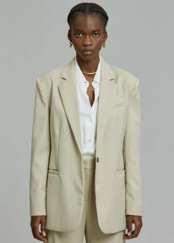 New π Ouppt CLOTHING Powana Blazer - Beige π 26 Ouppt CLOTHING Powana Blazer - Beige