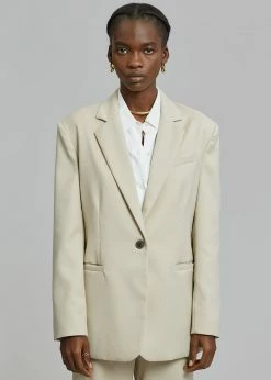 New π Ouppt CLOTHING Powana Blazer - Beige π 24 Ouppt CLOTHING Powana Blazer - Beige