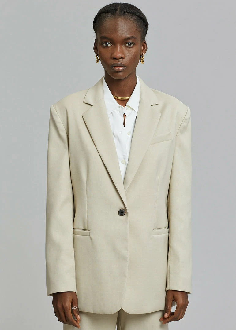 New π Ouppt CLOTHING Powana Blazer - Beige π 8 Ouppt CLOTHING Powana Blazer - Beige