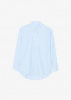 The Frankie Shop Prima Shirt - Blue Stripe CLOTHING