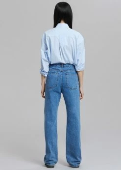 The Frankie Shop Prima Shirt - Blue Stripe CLOTHING