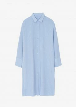 Agit Rama Shirt Dress - Blue Stripe