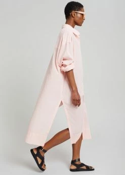 Agit Rama Shirt Dress - Pink Stripe CLOTHING