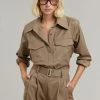 The Frankie Shop Ramson Shirt - Taupe