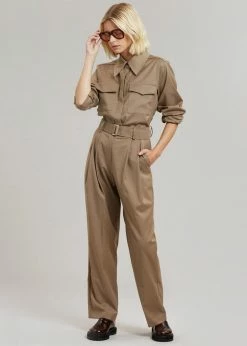 The Frankie Shop Ramson Shirt - Taupe