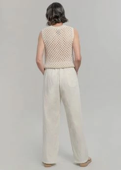 Eter Renata Crochet Vest - Cream