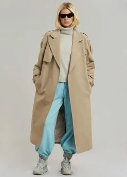 Blossom CLOTHING Rhodes Trench Coat - Natural