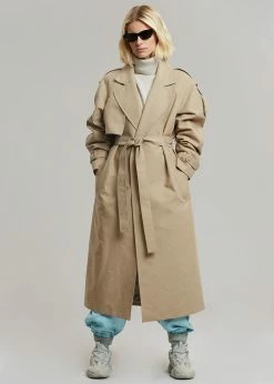 Blossom CLOTHING Rhodes Trench Coat - Natural
