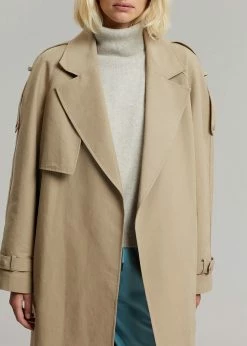 Blossom CLOTHING Rhodes Trench Coat - Natural