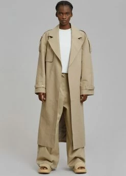 Blossom CLOTHING Rhodes Trench Coat - Natural