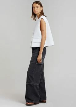 Le PPL CLOTHING Riah Vest - White