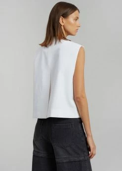 Le PPL CLOTHING Riah Vest - White