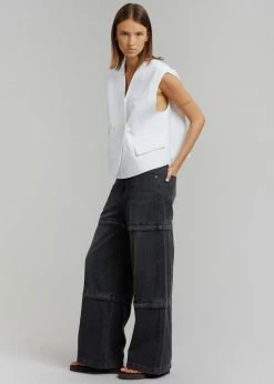 Le PPL CLOTHING Riah Vest - White