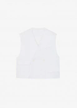 Le PPL CLOTHING Riah Vest - White
