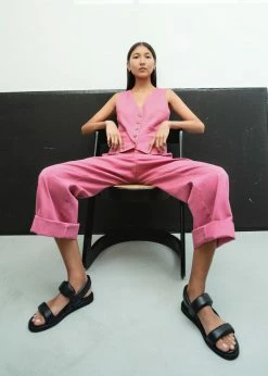 Rika Studios Fay Vest - Dusty Strawberry