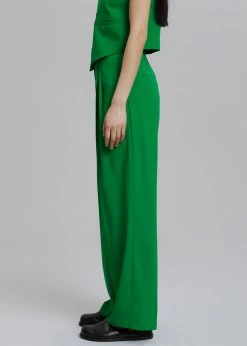 Cheap π The Frankie Shop CLOTHING Rina Trousers - Kelly Green βοΈ 12 The Frankie Shop CLOTHING Rina Trousers - Kelly Green