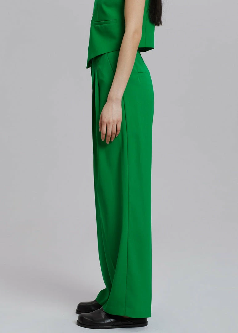 Cheap π The Frankie Shop CLOTHING Rina Trousers - Kelly Green βοΈ 5 The Frankie Shop CLOTHING Rina Trousers - Kelly Green