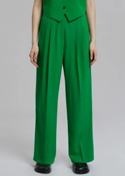 Cheap π The Frankie Shop CLOTHING Rina Trousers - Kelly Green βοΈ 13 The Frankie Shop CLOTHING Rina Trousers - Kelly Green