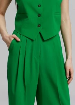 Cheap π The Frankie Shop CLOTHING Rina Trousers - Kelly Green βοΈ 10 The Frankie Shop CLOTHING Rina Trousers - Kelly Green