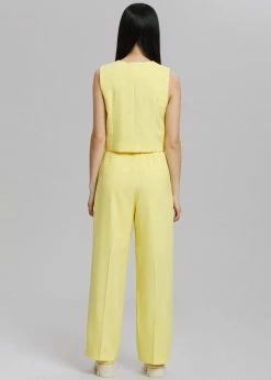 The Frankie Shop Rina Trousers - Blazing Yellow CLOTHING
