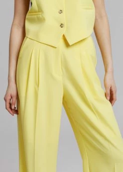The Frankie Shop Rina Trousers - Blazing Yellow CLOTHING
