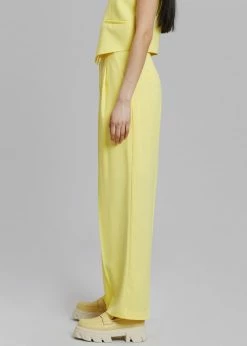 The Frankie Shop Rina Trousers - Blazing Yellow CLOTHING