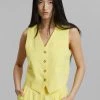 The Frankie Shop Rina Vest - Blazing Yellow