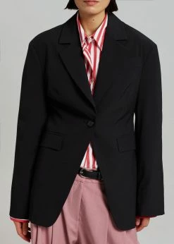 Róhe Ati Blazer - Noir CLOTHING