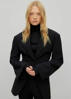 Róhe Ati Blazer - Noir CLOTHING