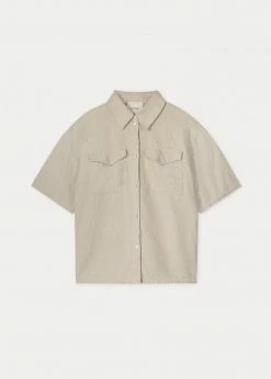 Men Róhe Eli Unisex Shirt - Beige
