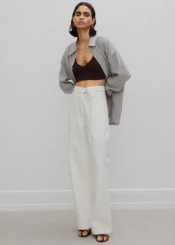 Róhe Gintare Unisex Blouse - Light Grey