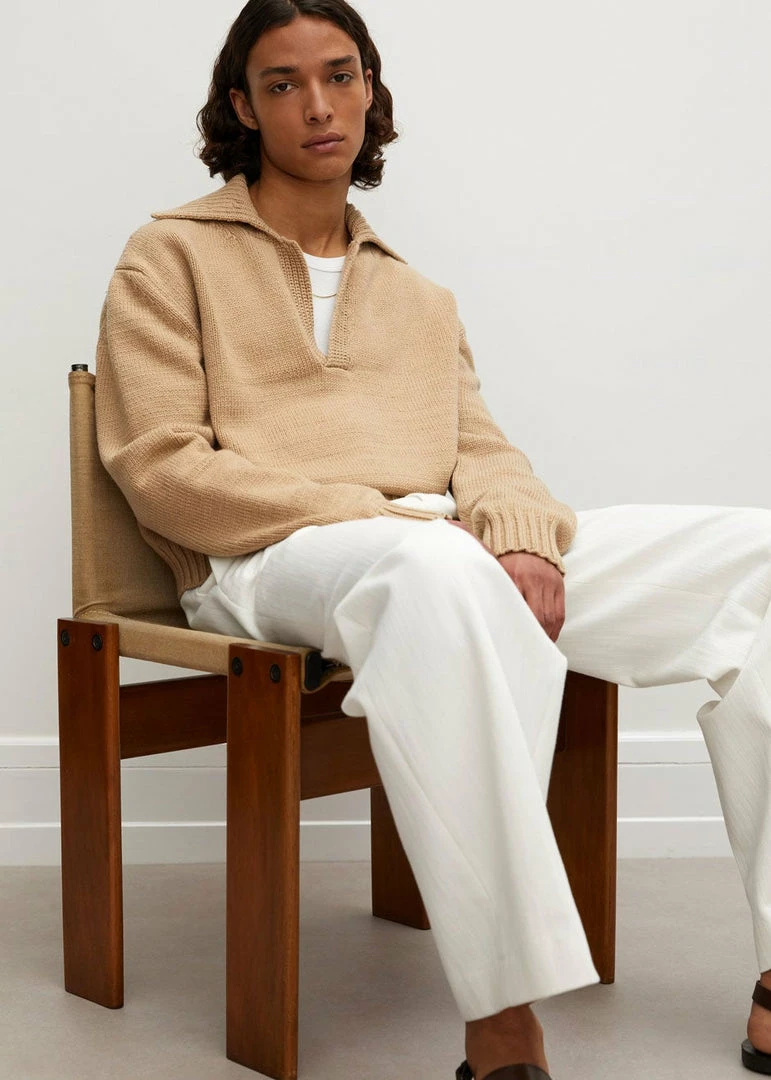 Promo 🎁 Men Róhe Lou Pullover - Macchiato ✔️ 1 Men Róhe Lou Pullover - Macchiato