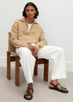 Promo 🎁 Men Róhe Lou Pullover - Macchiato ✔️ 13 Men Róhe Lou Pullover - Macchiato