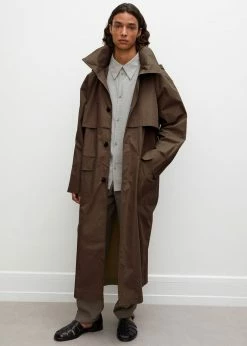 Róhe Sil Unisex Coat - Mocha Men