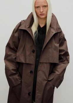 Róhe Sil Unisex Coat - Mocha Men