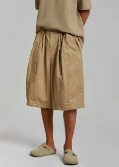 The Farmers Market Men Roman Relaxed Shorts - Beige