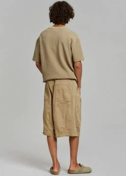 The Farmers Market Men Roman Relaxed Shorts - Beige