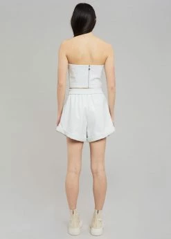 Best Pirce π CLOTHING ROTATE Belina Faux Leather Shorts - Bright White π 16 CLOTHING ROTATE Belina Faux Leather Shorts - Bright White